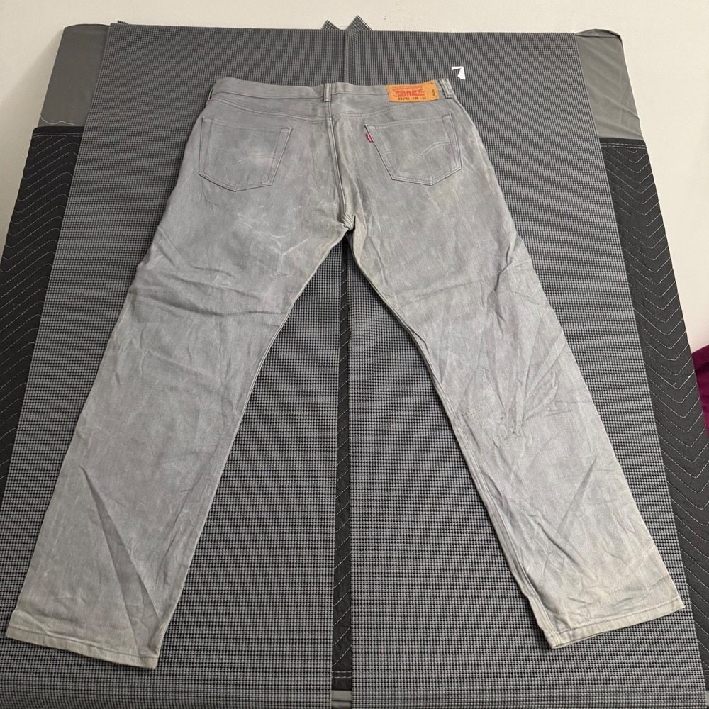 Levi's 501XX 6-Button VTG Fly‎ Jeans Gray Mens 38x32 - Picture 10 of 16